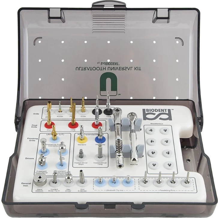 The Biodent universal surgical kit, open